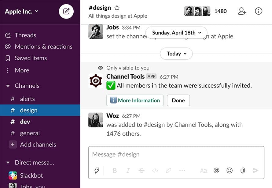 Invite everyone in the team to a channel